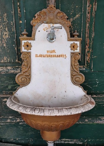 Antique cast iron - cast, wall